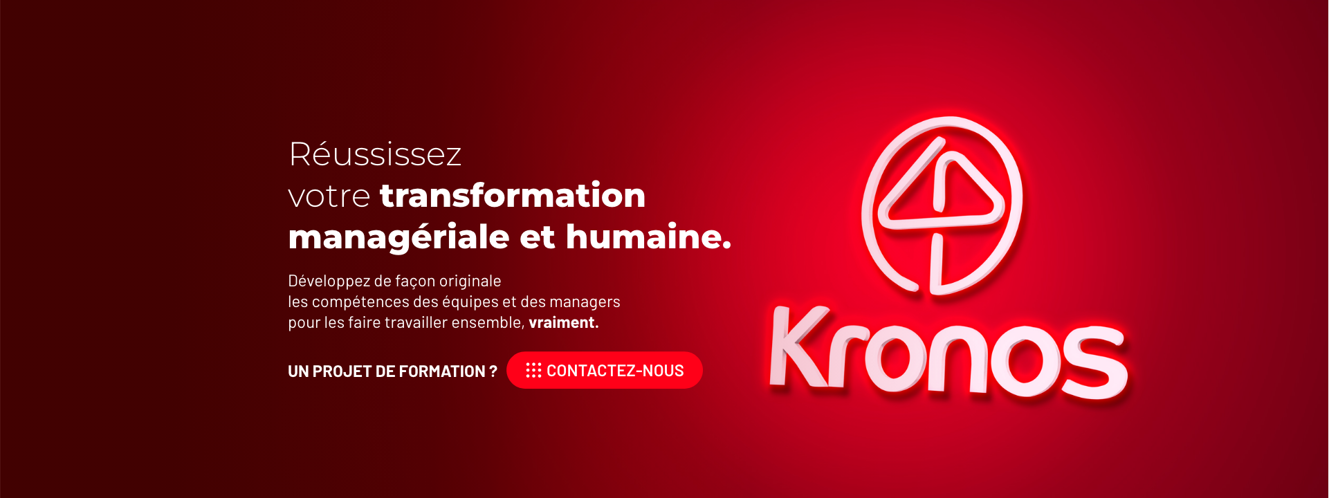 Réussissez votre transformation managériale et humaine